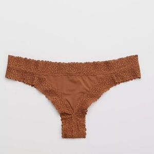 Aerie Sunnie Blossom Lace Thong Underwear